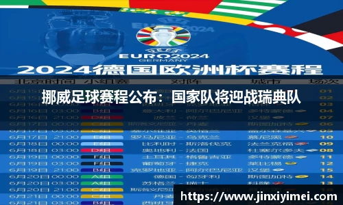 挪威足球赛程公布：国家队将迎战瑞典队